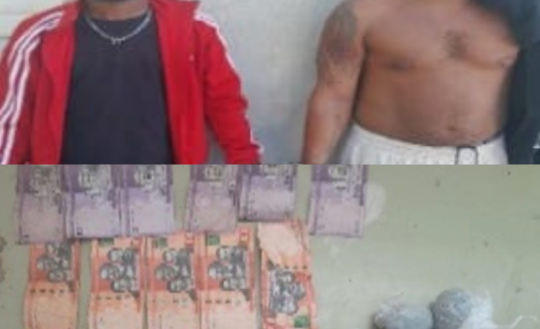 PEDERNALES: La Policía apresa a dos personas en posesión de más de 100 gramos de sustancias narcóticas.
