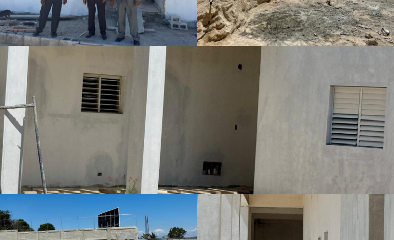 BARAHONA: Supervisan construcción cárcel de menores