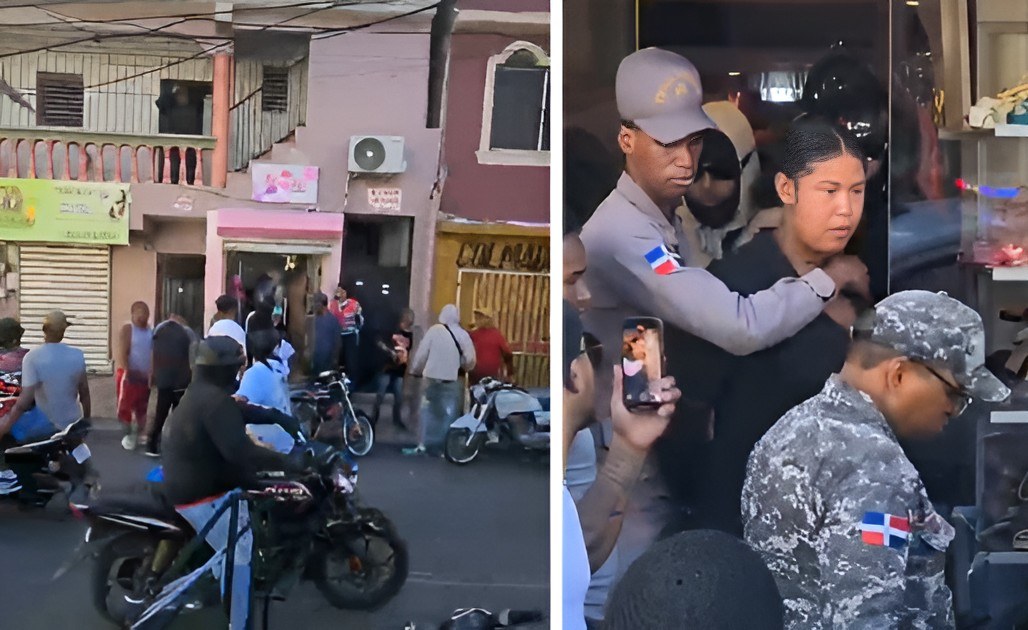SANTIAGO: Joven fue sorprendida robando un monedero en el sector Pueblo Nuevo