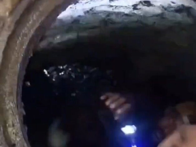 SAN CRISTOBAL: Comunitarios rescataron con vida a niña que cayó en alcantarilla