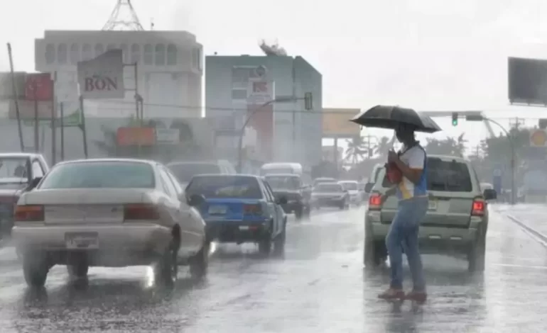 SANTO DOMINGO: Continuarán las lluvias en gran parte del país debido a una vaguada, dice Indomet