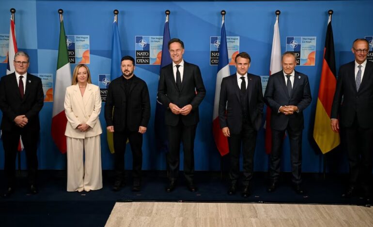 WASHINGTON: Líderes europeos acompañarán Zelensky en reunión con Trump