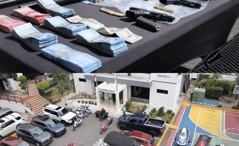 BANI: Más de RD$70 millones ocupados en bienes, vehículos y joyas a red narco operaba «capital del mango»