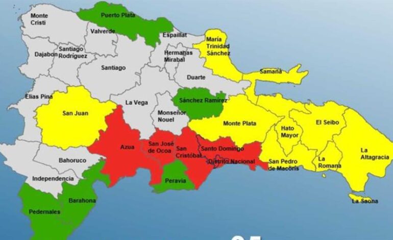 SANTO DOMINGO: El COE declara en alerta roja al Gran Santo Domingo y otras cuatro provincias por onda tropical