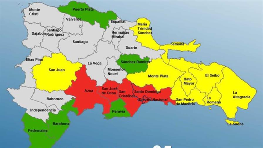 SANTO DOMINGO: El COE declara en alerta roja al Gran Santo Domingo y otras cuatro provincias por onda tropical