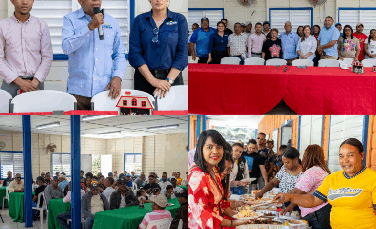 AZUA: UTEPDA celebra almuerzo navideño y destaca los logros alcanzados en los PDA Los Fríos y Las Cañitas.