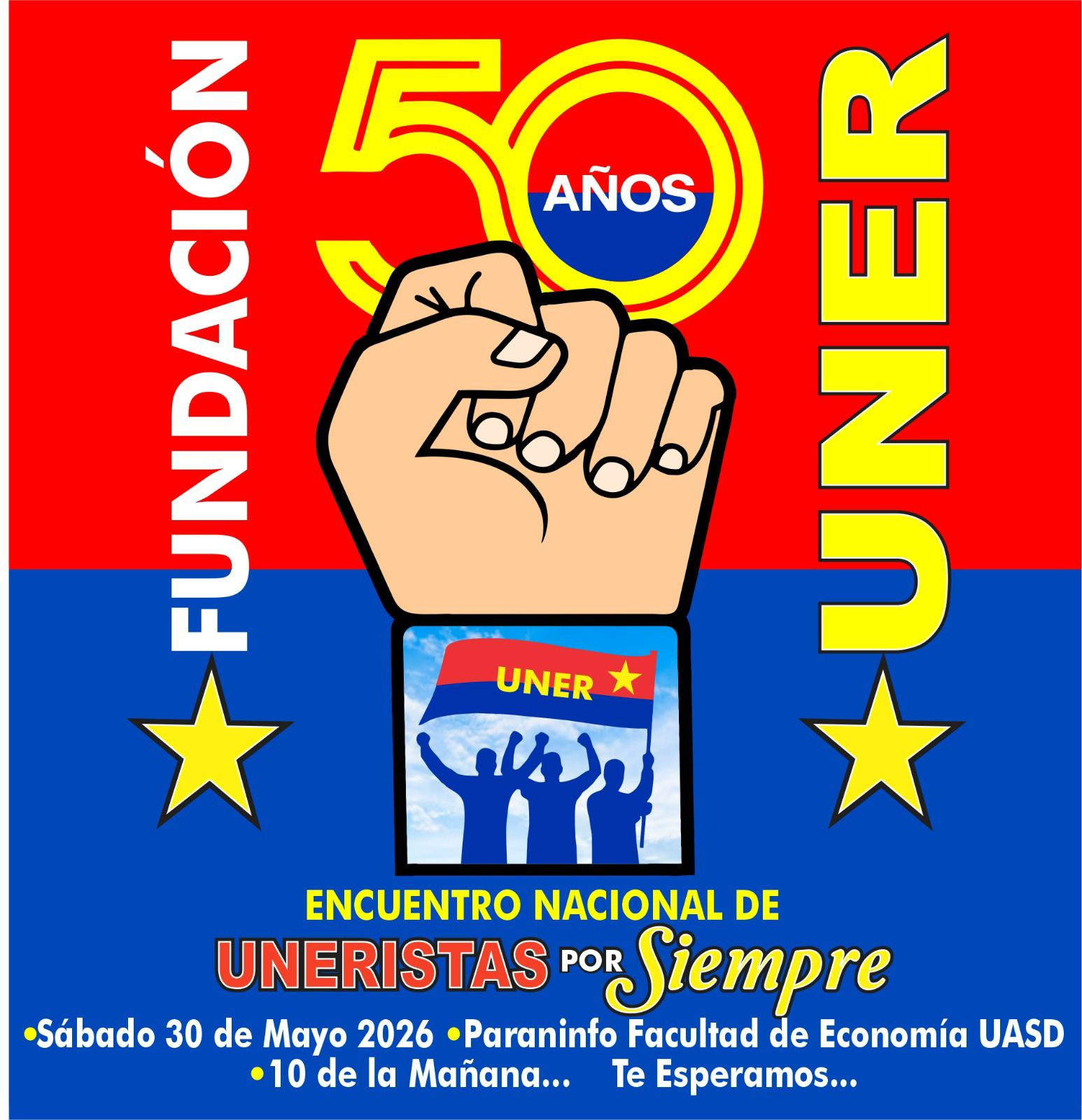 SANTO DOMINGO: Celebrarán el 50 aniversario del nacimiento de la UNER