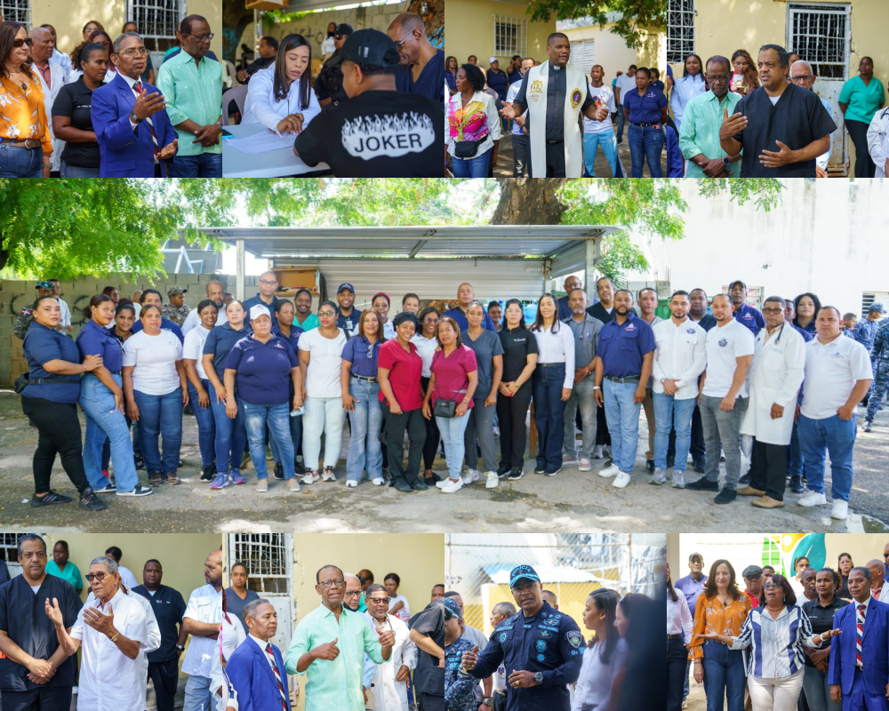 BARAHONA: El operativo médico en la cárcel de Barahona se desarrolló con éxito y humanismo.