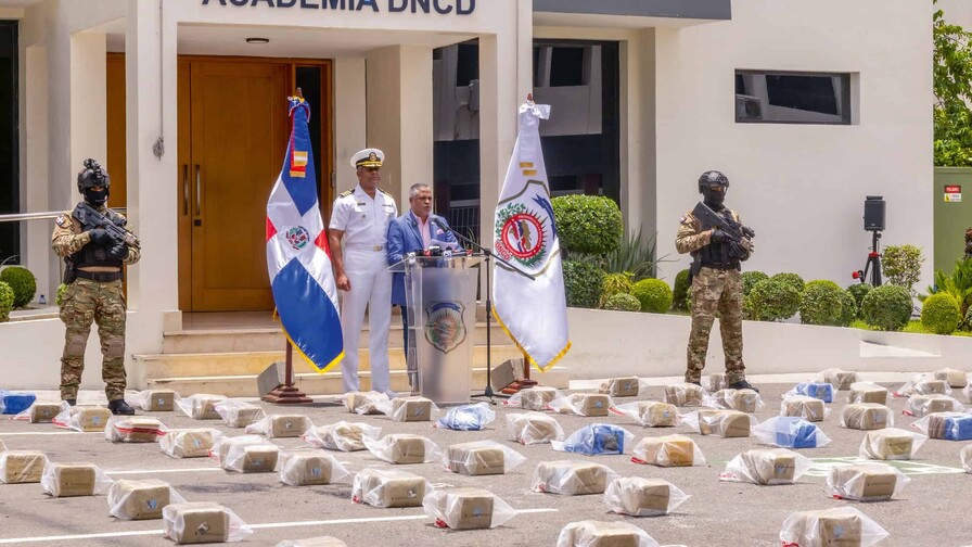 SANTO DOMINGO: Los decomisos de drogas aumentaron 34 % en el primer semestre del 2026